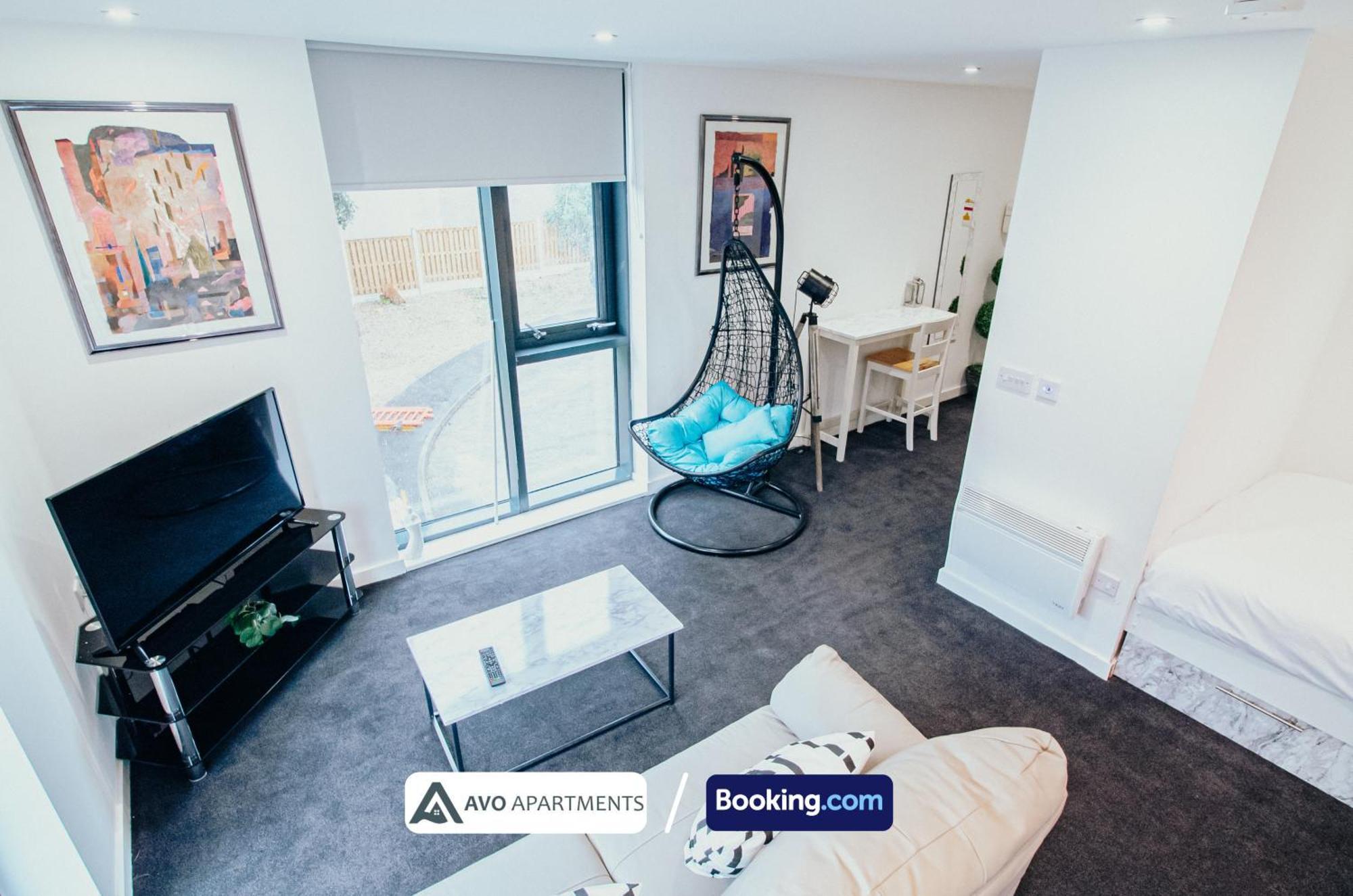 City Center Studio Apartments By Avo Apartments Sheffield Exteriör bild