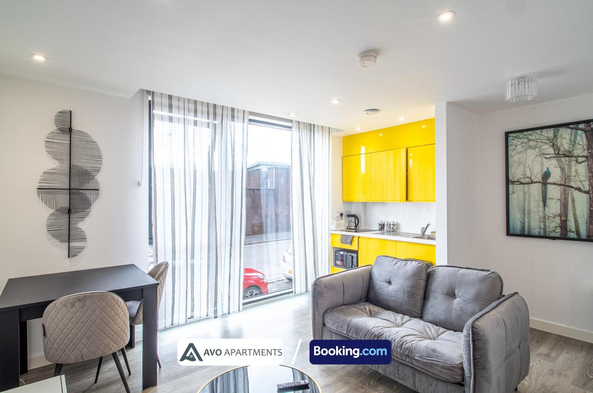 City Center Studio Apartments By Avo Apartments Sheffield Exteriör bild