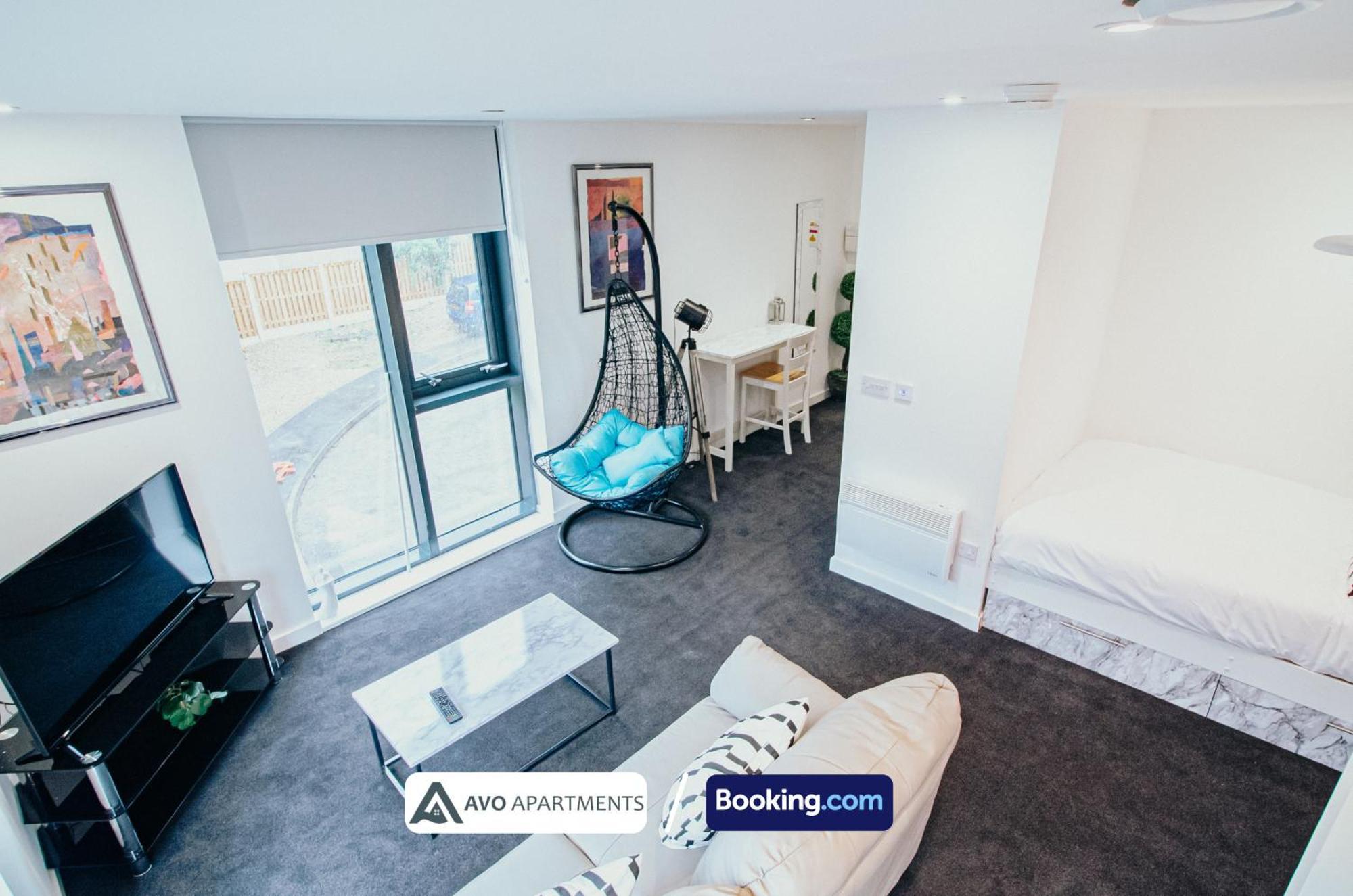 City Center Studio Apartments By Avo Apartments Sheffield Exteriör bild