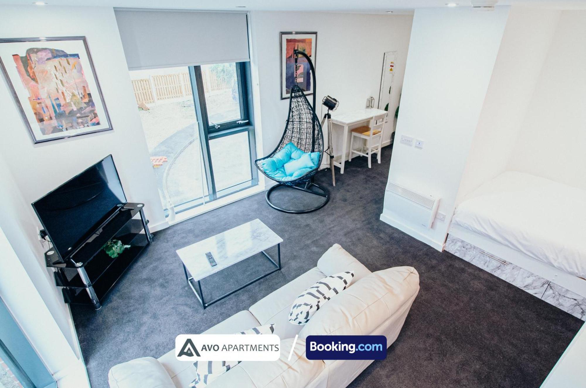 City Center Studio Apartments By Avo Apartments Sheffield Exteriör bild