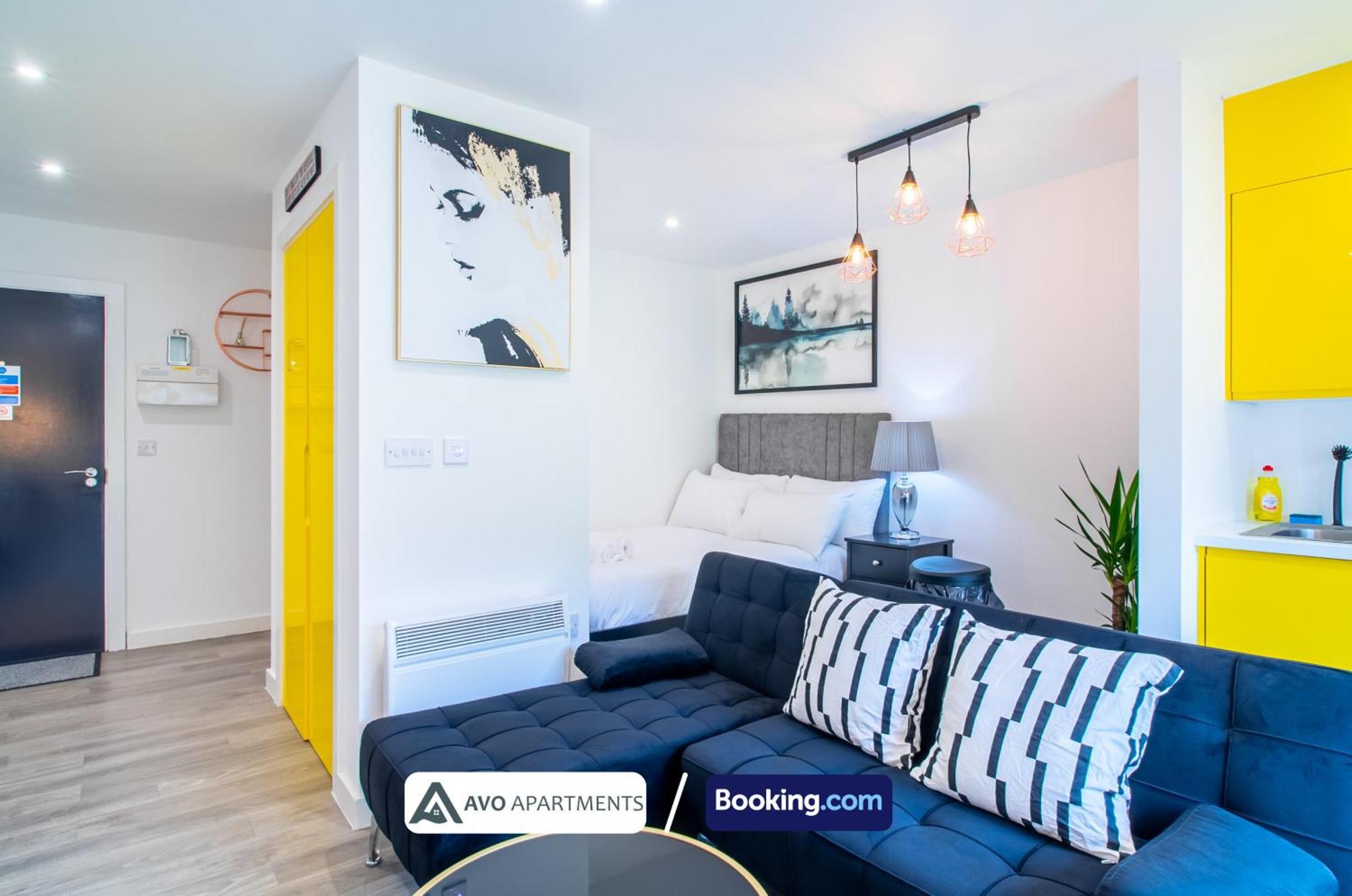 City Center Studio Apartments By Avo Apartments Sheffield Exteriör bild