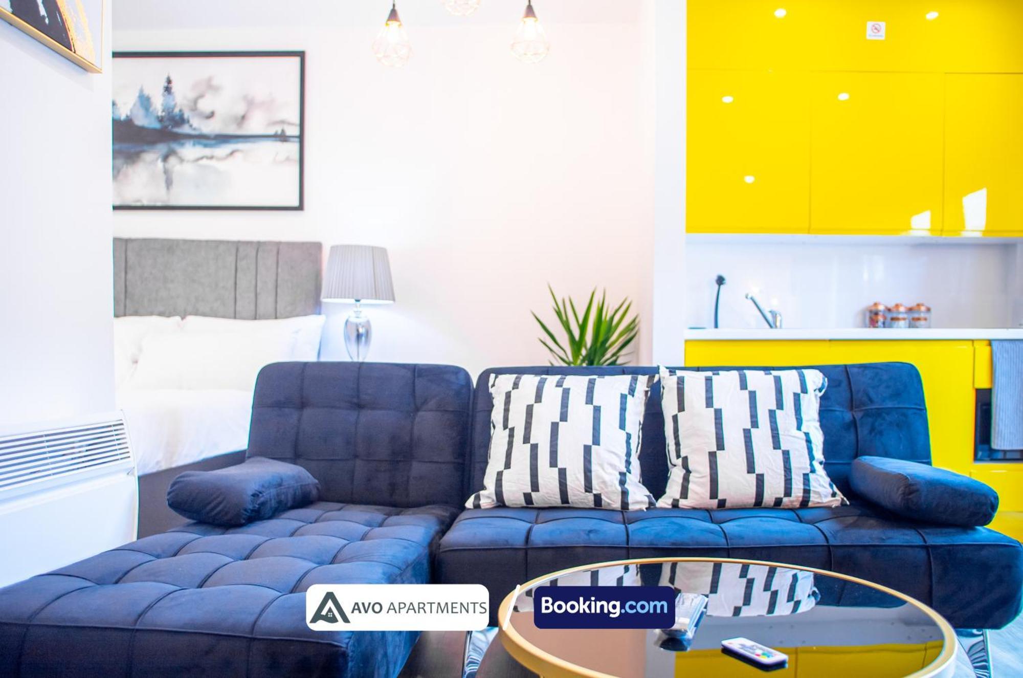 City Center Studio Apartments By Avo Apartments Sheffield Exteriör bild