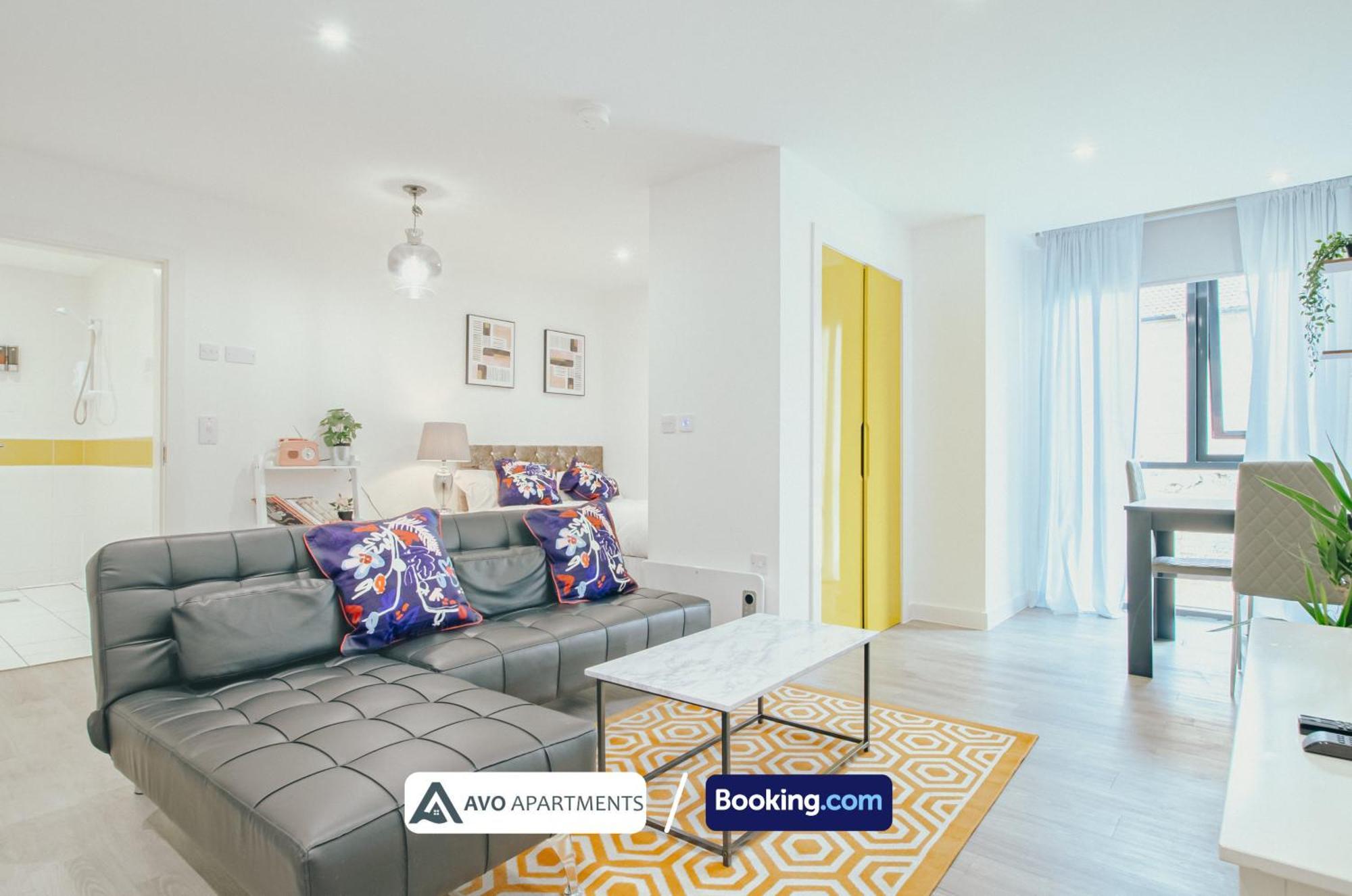 City Center Studio Apartments By Avo Apartments Sheffield Exteriör bild