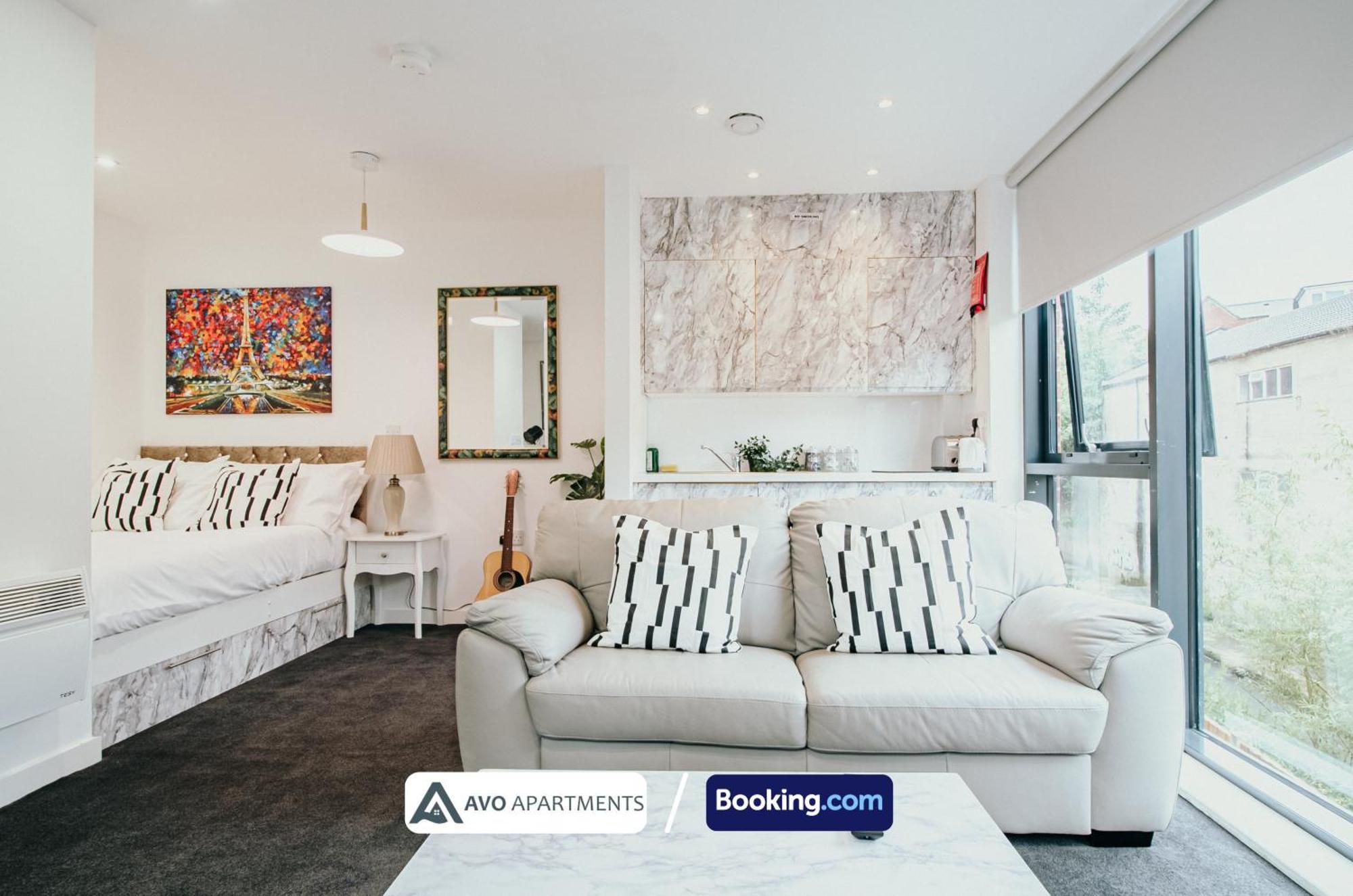 City Center Studio Apartments By Avo Apartments Sheffield Exteriör bild