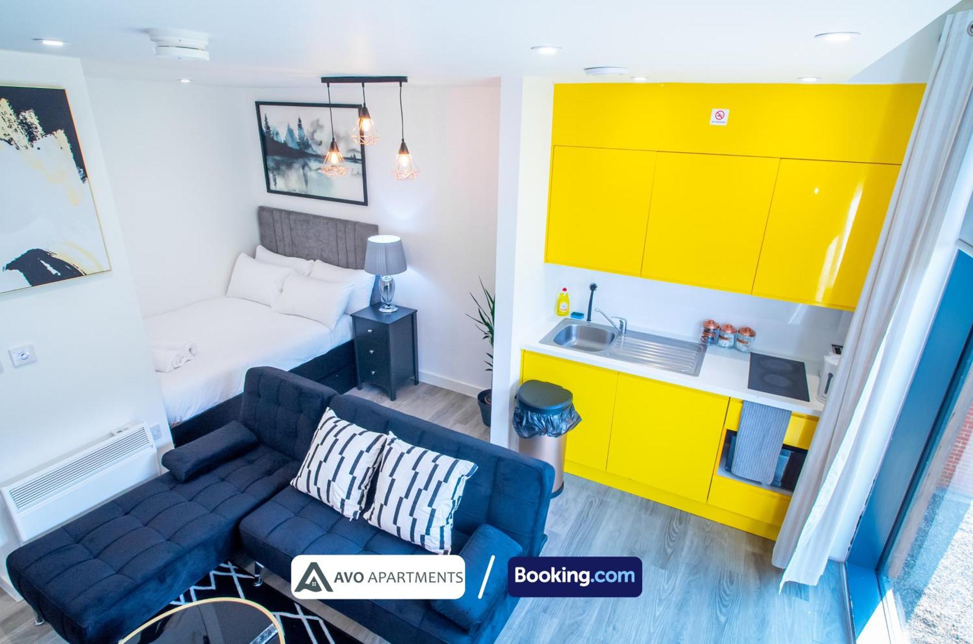 City Center Studio Apartments By Avo Apartments Sheffield Exteriör bild