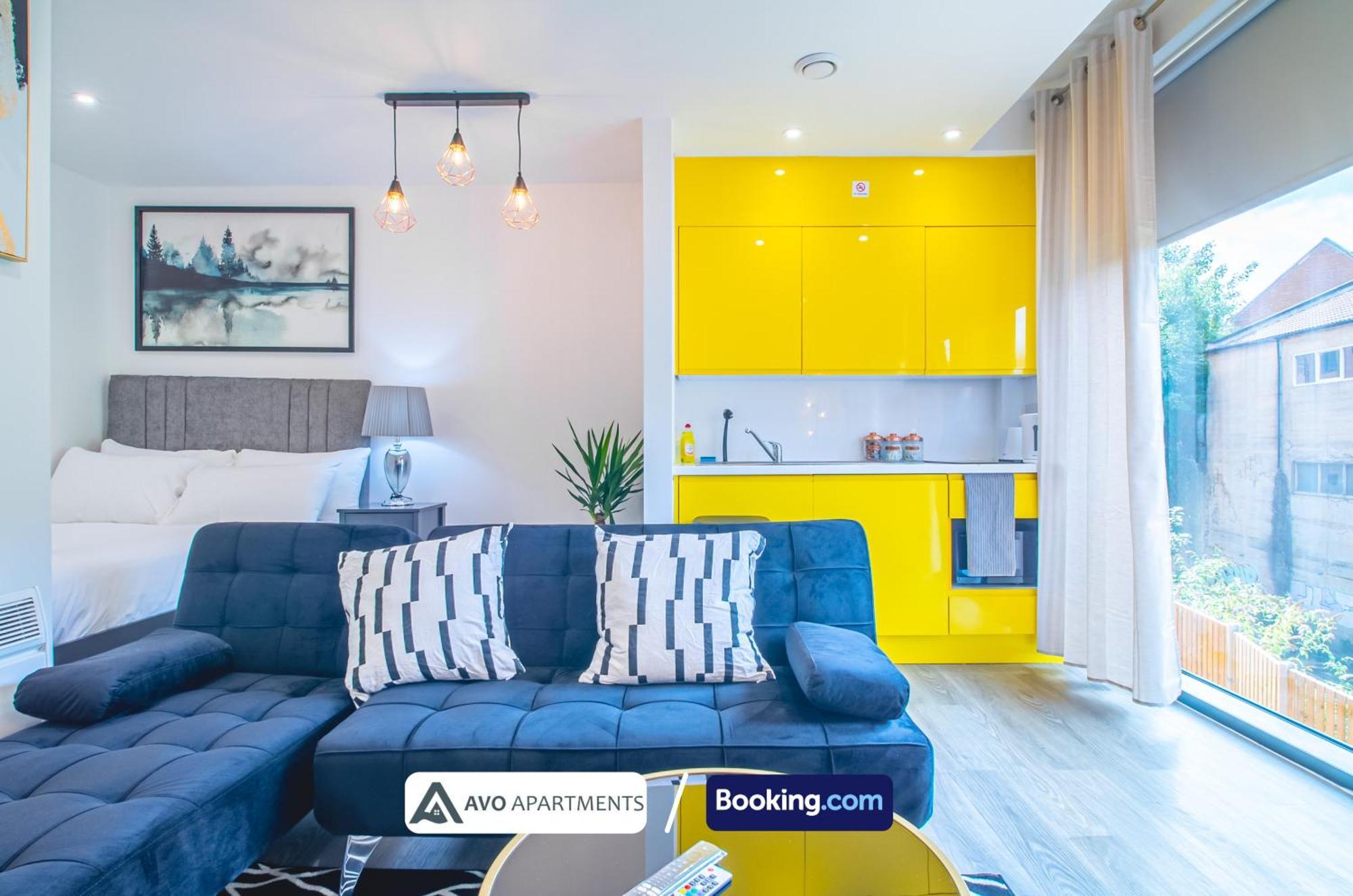City Center Studio Apartments By Avo Apartments Sheffield Exteriör bild