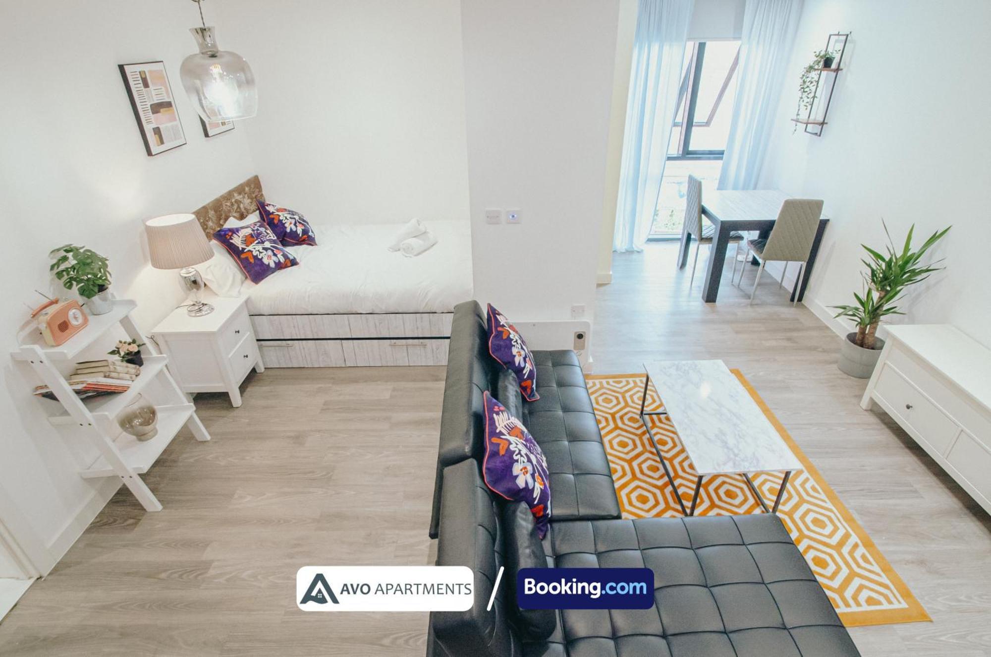 City Center Studio Apartments By Avo Apartments Sheffield Exteriör bild